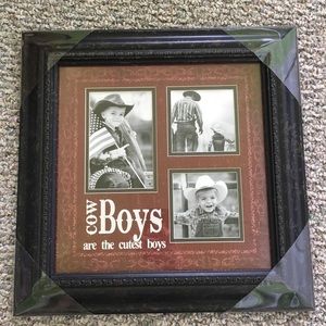 NWT Cowboy picture frame